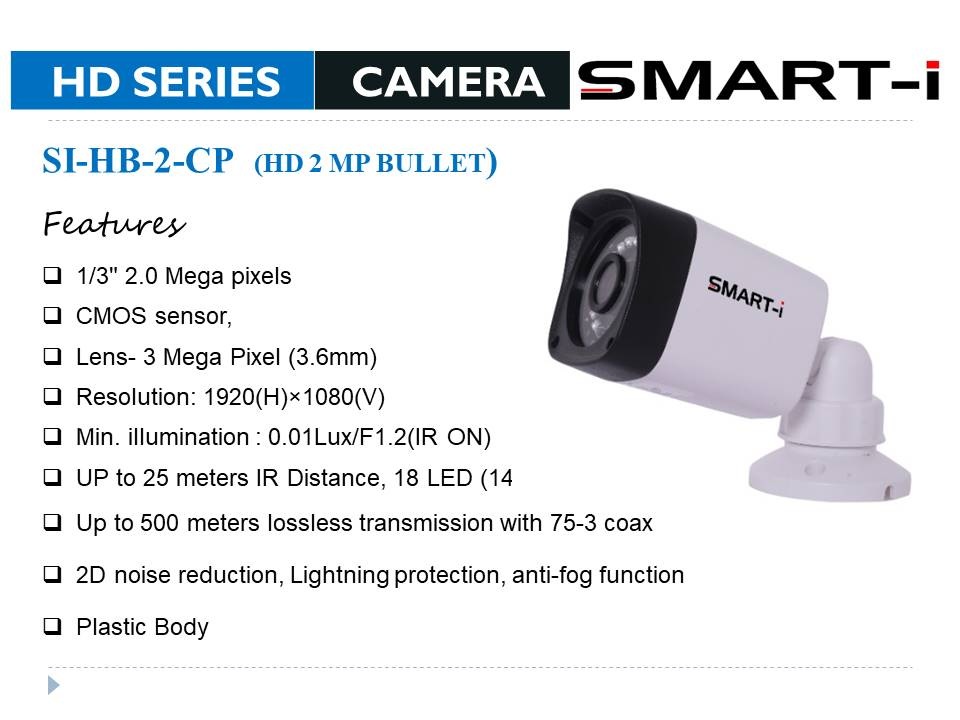 SI-HB-2-CP (HD 2 MP BULLET)