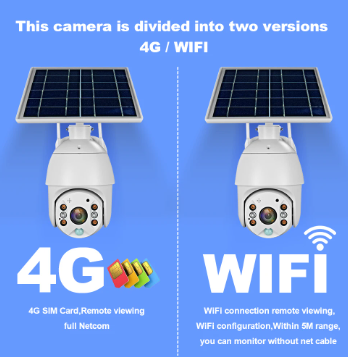 Wifi/4G/Solar Camera